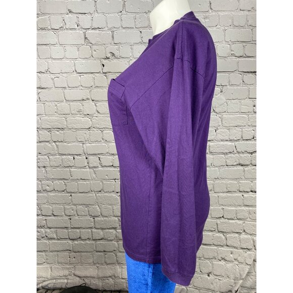 Vintage Disney Store Large Purple Long Sleeve Eeyore Piglet Tee - Picture 7 of 9